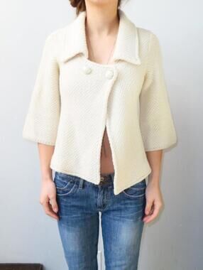 Women's Cream Cardigan